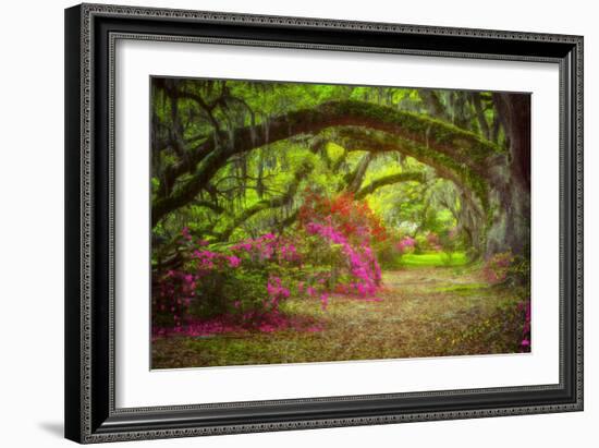 Magnolia Gardens-Robert Lott-Framed Art Print