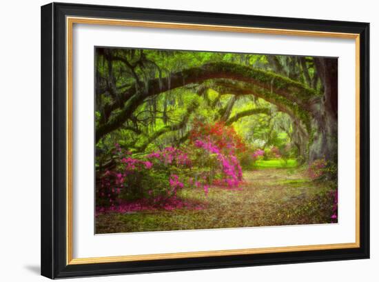 Magnolia Gardens-Robert Lott-Framed Art Print