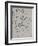 Magnolia Line Drawing v2 Gray Crop-Moira Hershey-Framed Premium Giclee Print