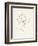 Magnolia Line Drawing-Moira Hershey-Framed Premium Giclee Print