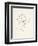 Magnolia Line Drawing-Moira Hershey-Framed Premium Giclee Print