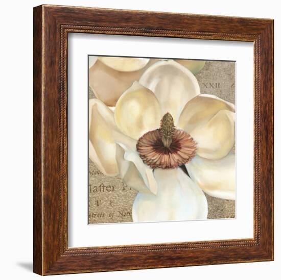 Magnolia Masterpiece I-Louise Montillio-Framed Art Print