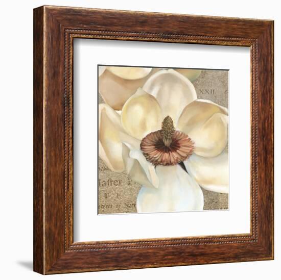 Magnolia Masterpiece I-Louise Montillio-Framed Art Print