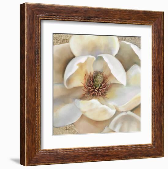 Magnolia Masterpiece II-Louise Montillio-Framed Art Print