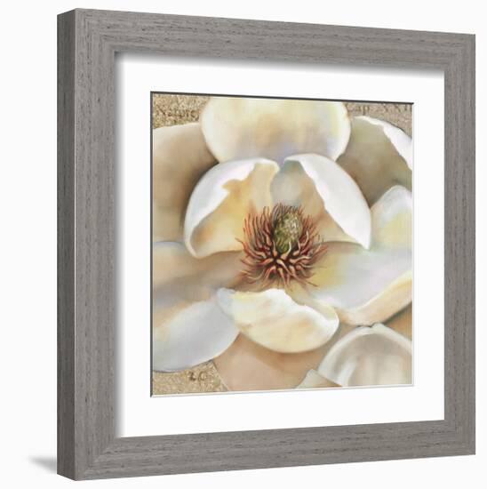 Magnolia Masterpiece II-Louise Montillio-Framed Art Print