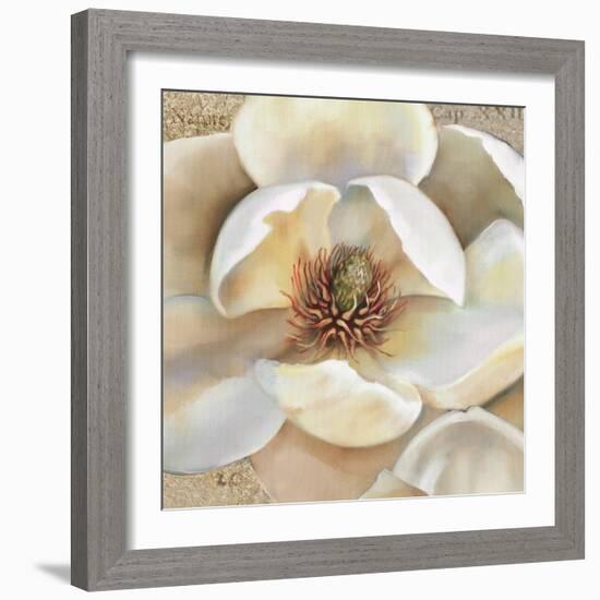 Magnolia Masterpiece II-Louise Montillio-Framed Art Print