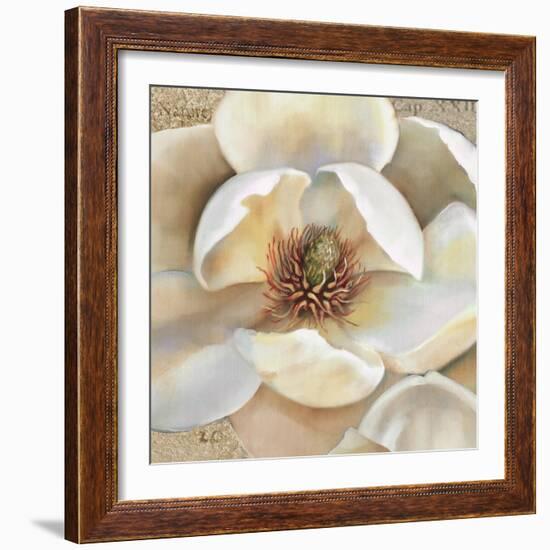 Magnolia Masterpiece II-Louise Montillio-Framed Art Print