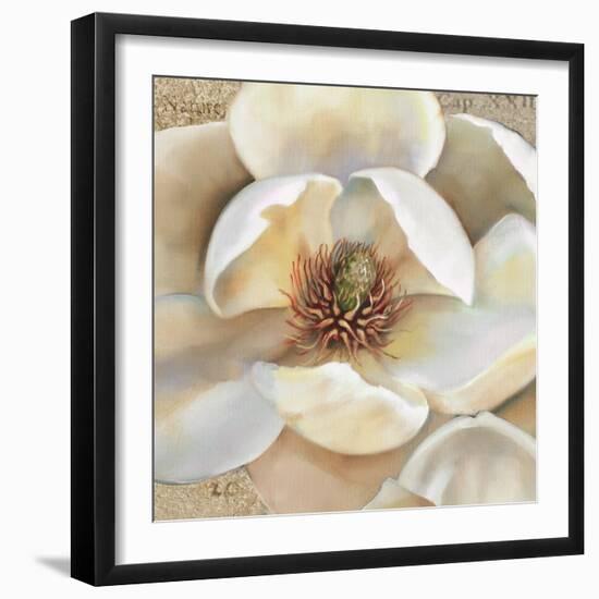 Magnolia Masterpiece II-Louise Montillio-Framed Art Print