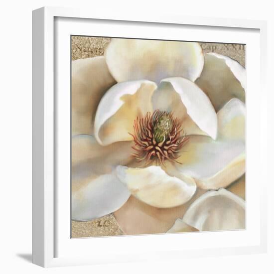 Magnolia Masterpiece II-Louise Montillio-Framed Art Print