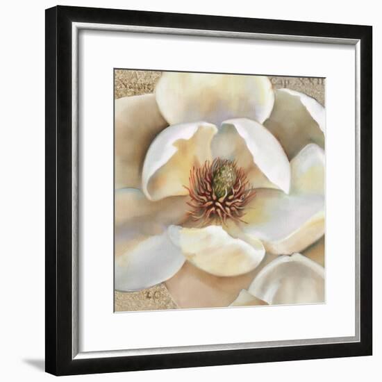 Magnolia Masterpiece II-Louise Montillio-Framed Art Print