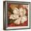 Magnolia on Red II-Pamela Gladding-Framed Art Print