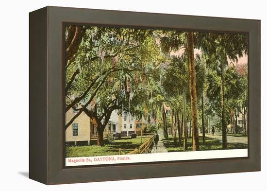 Magnolia Street, Daytona, Florida-null-Framed Stretched Canvas