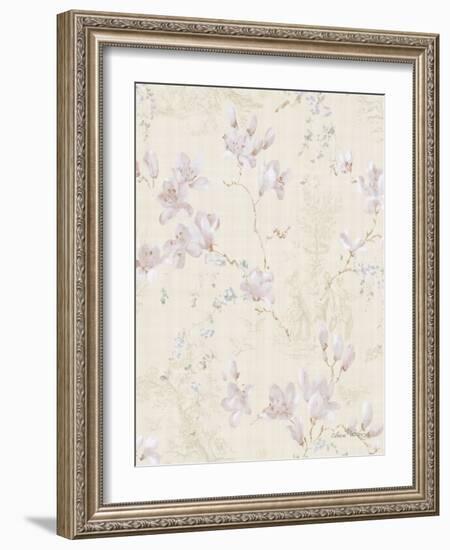 Magnolia Toile-Cheri Blum-Framed Art Print