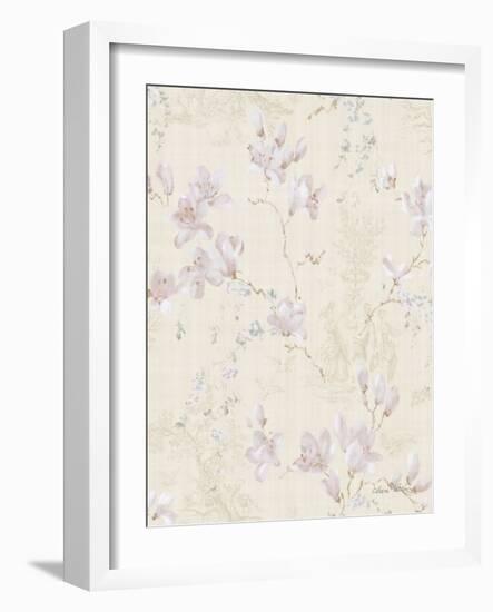 Magnolia Toile-Cheri Blum-Framed Art Print