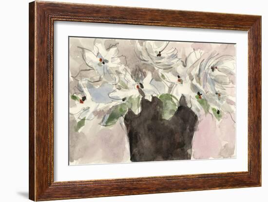 Magnolia Watercolor Study II-Samuel Dixon-Framed Art Print