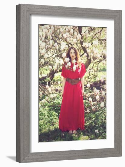 Magnolia-Sabine Rosch-Framed Photographic Print