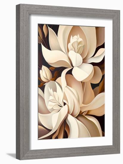 Magnolia-Lea Faucher-Framed Art Print