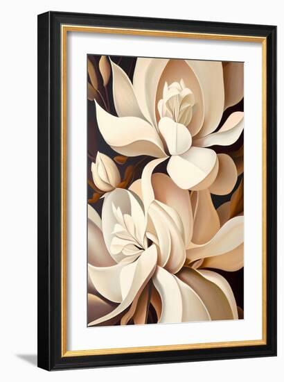 Magnolia-Lea Faucher-Framed Art Print