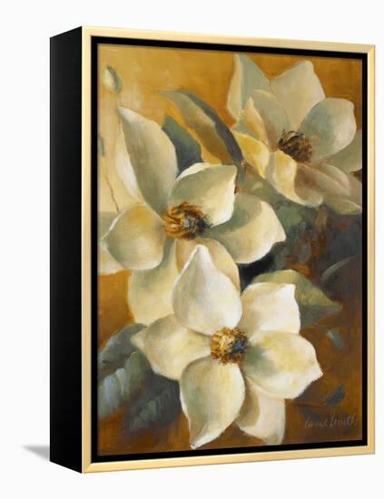 Magnolias Aglow at Sunset II-Lanie Loreth-Framed Stretched Canvas