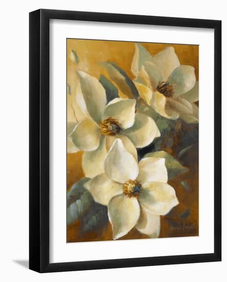 Magnolias Aglow at Sunset II-Lanie Loreth-Framed Art Print