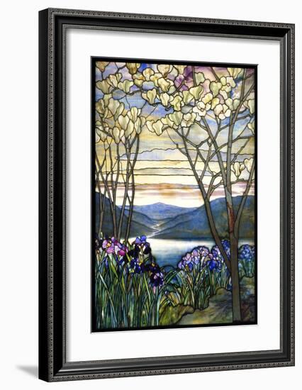 Magnolias and Irises, ca. 1908-Louis Comfort Tiffany-Framed Giclee Print