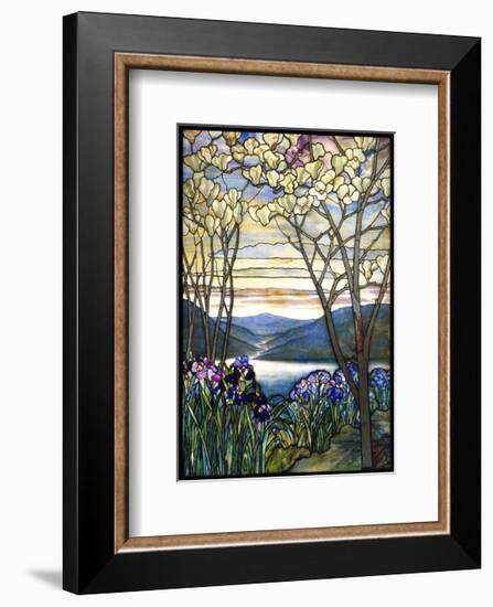 Magnolias and Irises, ca. 1908-Louis Comfort Tiffany-Framed Art Print