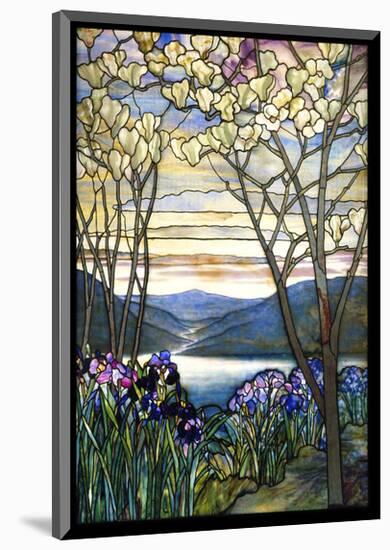 Magnolias and Irises, ca. 1908-Louis Comfort Tiffany-Mounted Art Print
