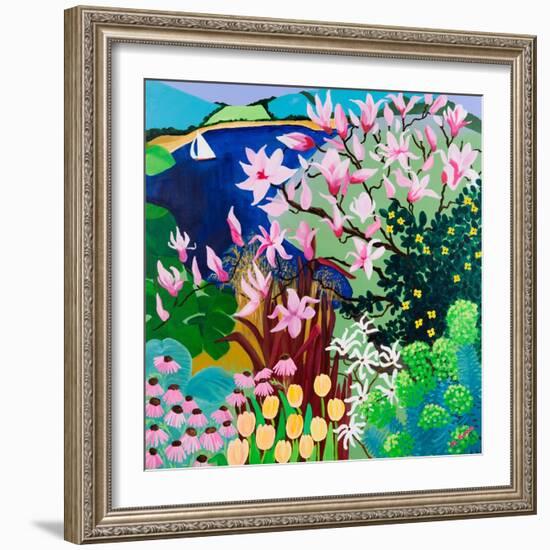 Magnolias in Salcombe, 2013-Maggie Rowe-Framed Giclee Print