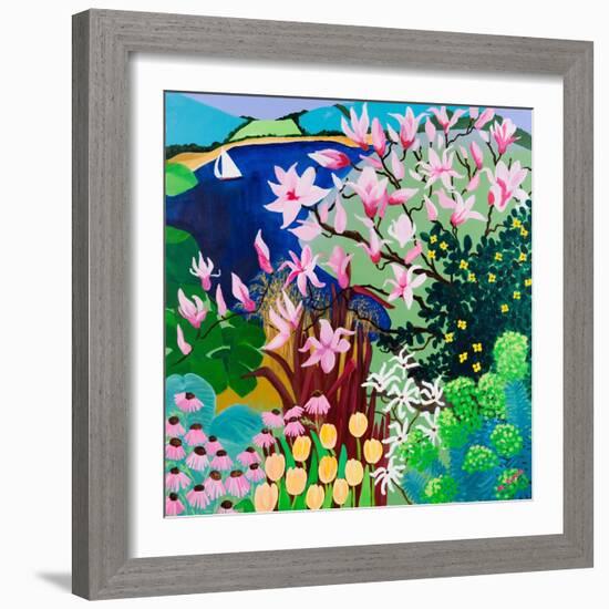 Magnolias in Salcombe, 2013-Maggie Rowe-Framed Giclee Print