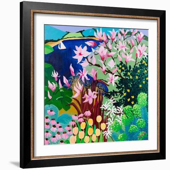 Magnolias in Salcombe, 2013-Maggie Rowe-Framed Giclee Print