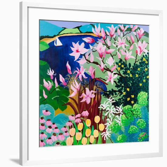 Magnolias in Salcombe, 2013-Maggie Rowe-Framed Giclee Print