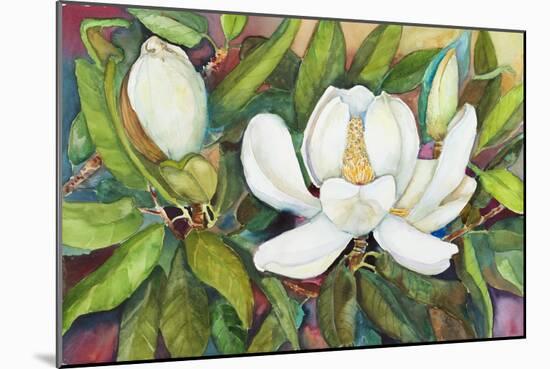 Magnolias in their Prime-Joanne Porter-Mounted Giclee Print