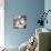 Magnolias on Blue I-Lanie Loreth-Premium Giclee Print displayed on a wall