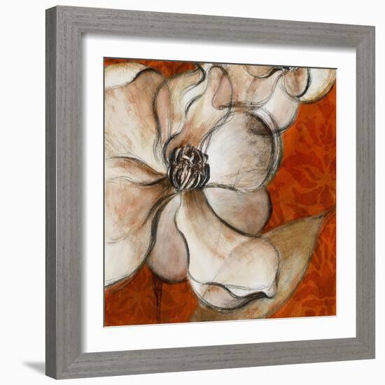 Magnolias with Spice-Lanie Loreth-Framed Art Print