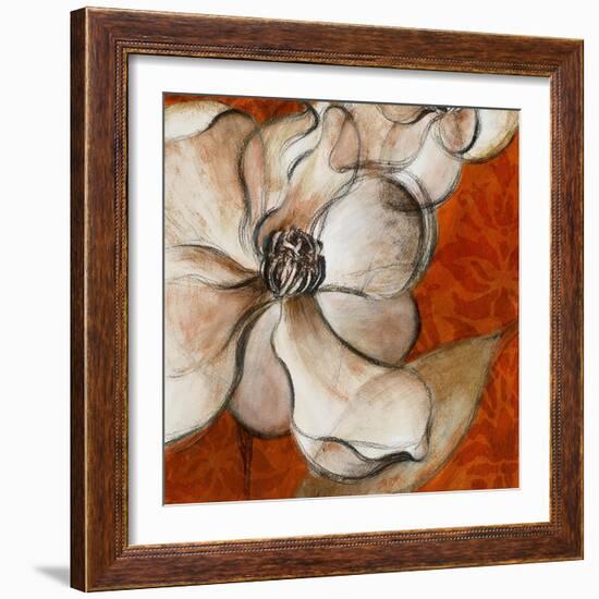 Magnolias with Spice-Lanie Loreth-Framed Art Print