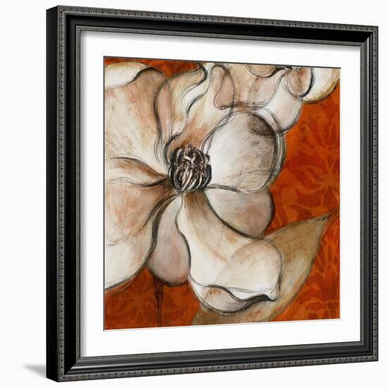 Magnolias with Spice-Lanie Loreth-Framed Art Print