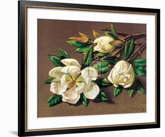 Magnolias-Vladimir Tretchikoff-Framed Art Print