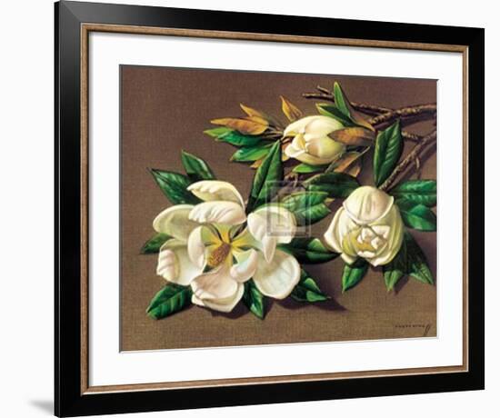 Magnolias-Vladimir Tretchikoff-Framed Art Print