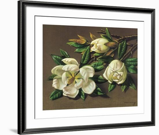 Magnolias-Vladimir Tretchikoff-Framed Premium Giclee Print