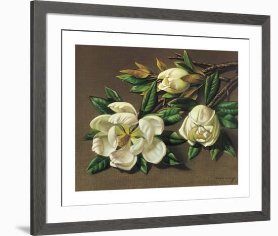 Magnolias-Vladimir Tretchikoff-Framed Premium Giclee Print