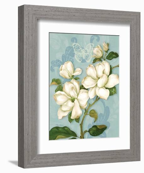 Magnolias-Pamela Gladding-Framed Art Print