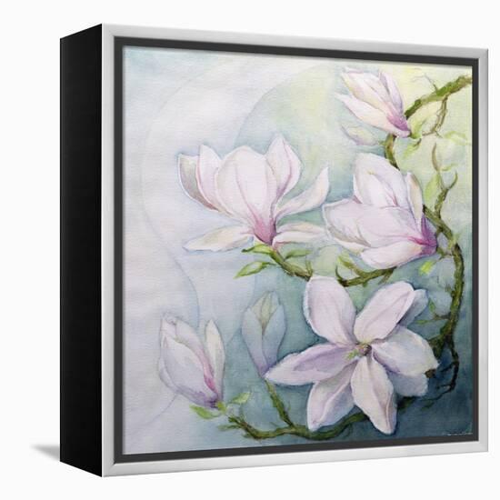 Magnolias-Karen Armitage-Framed Premier Image Canvas