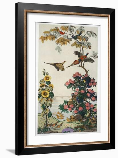 Magnum Opus: Pheasants, Pub. 1933 (Colour Litho)-Harry Wearne-Framed Giclee Print