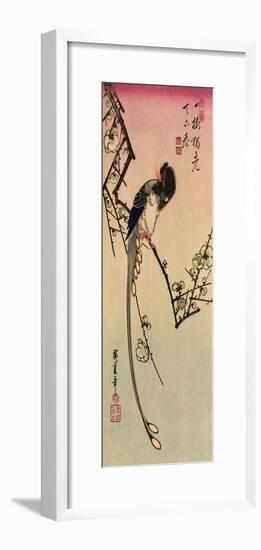 Magpie, 19th Century-Ando Hiroshige-Framed Giclee Print