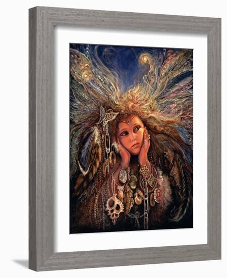 Magpie Fairy-Josephine Wall-Framed Giclee Print