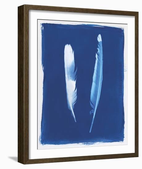 Magpie Feathers-Sarah Cheyne-Framed Giclee Print