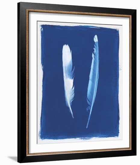 Magpie Feathers-Sarah Cheyne-Framed Giclee Print