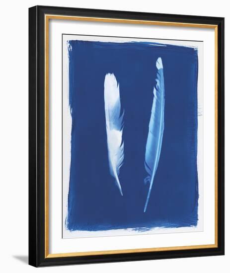 Magpie Feathers-Sarah Cheyne-Framed Giclee Print