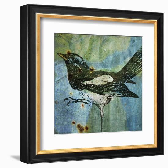 Magpie No. 1-John W^ Golden-Framed Art Print