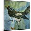 Magpie No. 1-John W^ Golden-Mounted Art Print